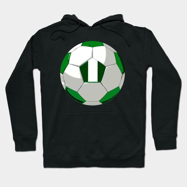 Nigeria Soccer Hoodie by asaiphoto